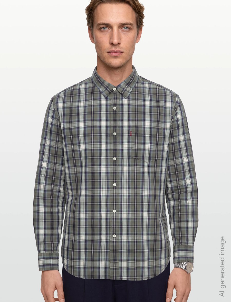 Levi's® - SUNSET 1 POCKET STANDARD JENIL - flanellskjortor - multi-color - 3