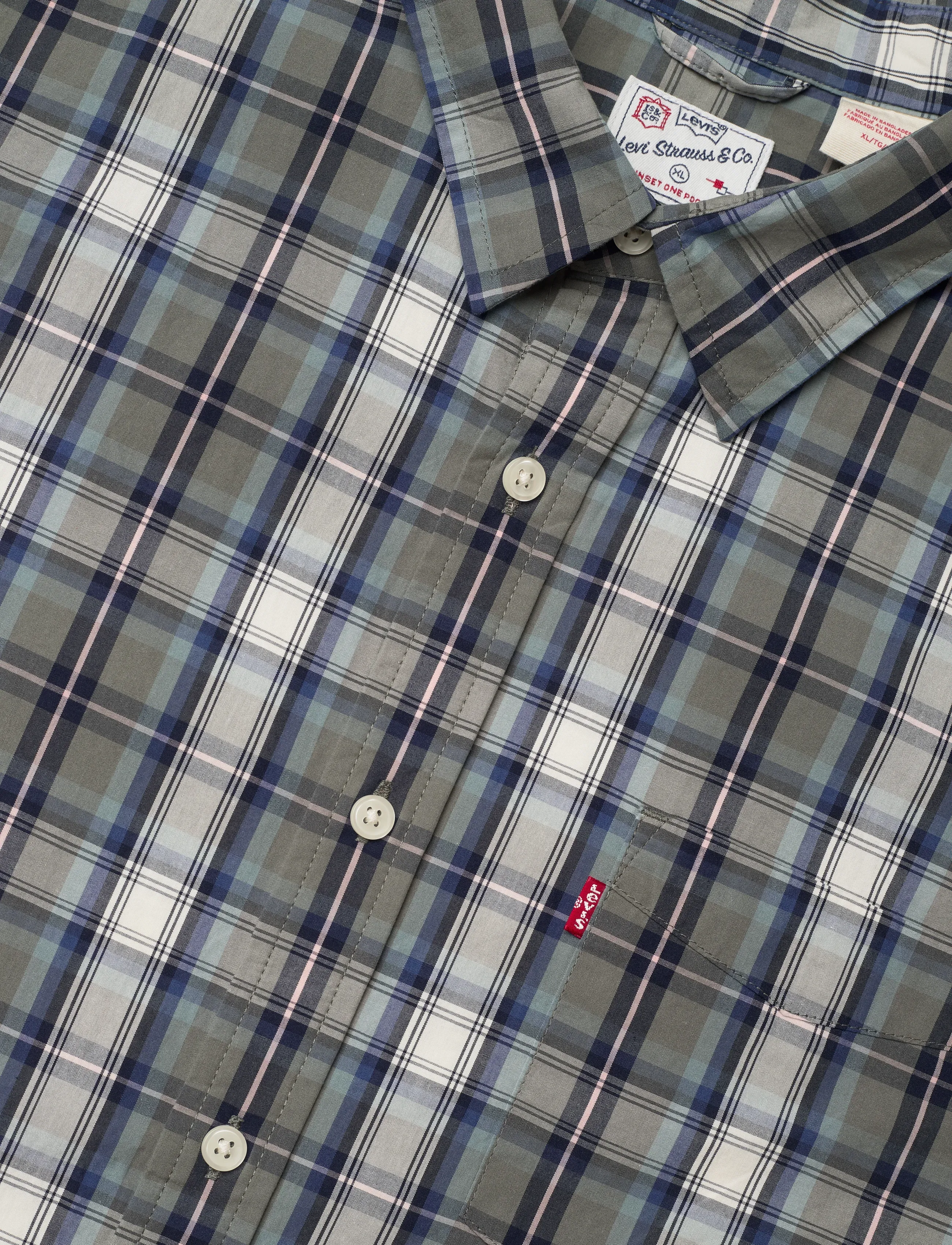 Levi's® - SUNSET 1 POCKET STANDARD JENIL - rutede skjorter - multi-color - 3