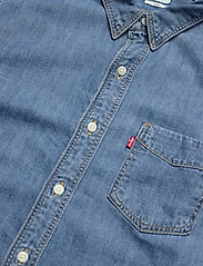 LEVI´S Men - SUNSET 1 PKT SLIM COTTON TENCE - jeansskjorter - med indigo - flat finish - 3