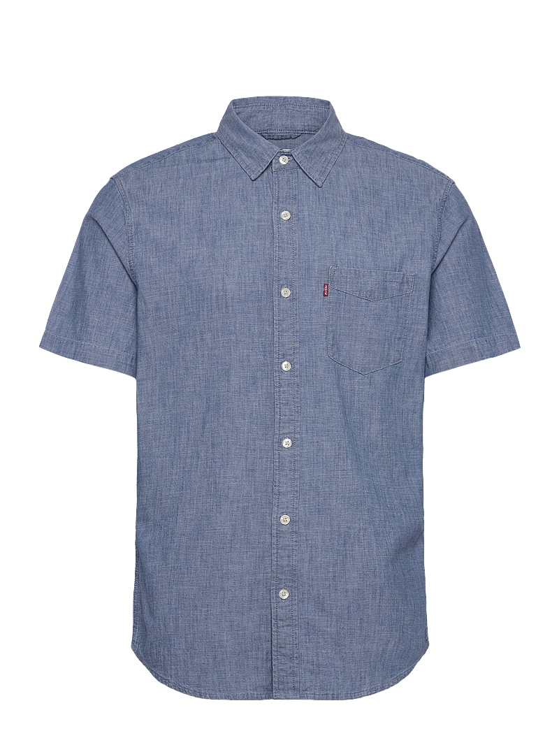 Levi's® - S/S SUNSET 1 PKT STANDRD SEBAS - krótki rękaw - light indigo - flat finis - 1