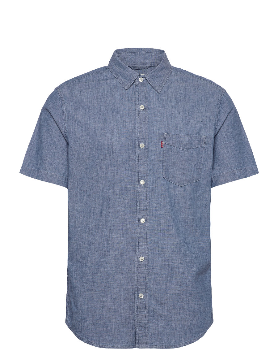 Levi's® - S/S SUNSET 1 PKT STANDRD SEBAS - kurzarmhemden - light indigo - flat finis - 1