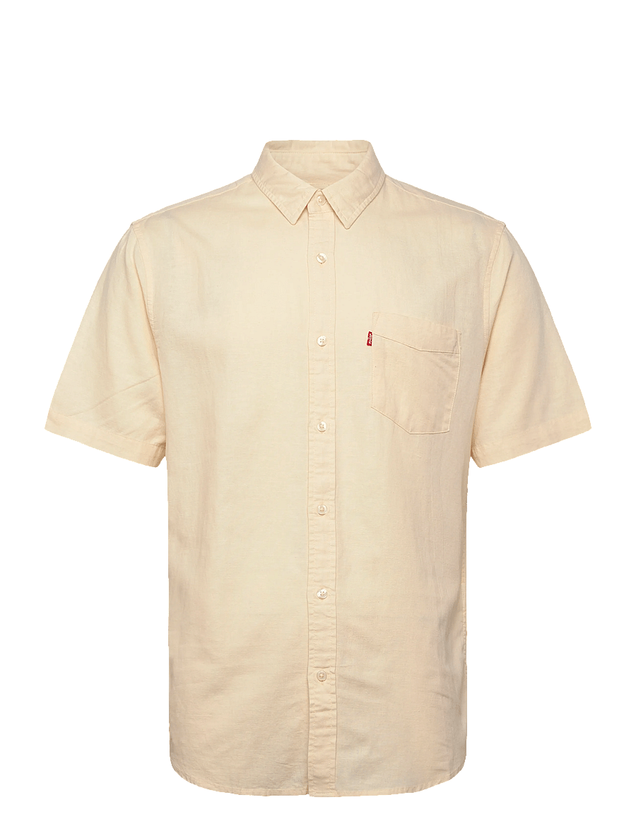 Levi's® - S/S SUNSET 1 PKT STANDRD RUTAB - kurzarmhemden - neutrals - 1