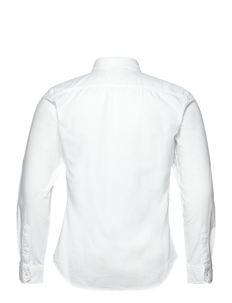 Levi's® - LS BATTERY HM SHIRT SLIM WHITE - rennot kauluspaidat - neutrals - 2