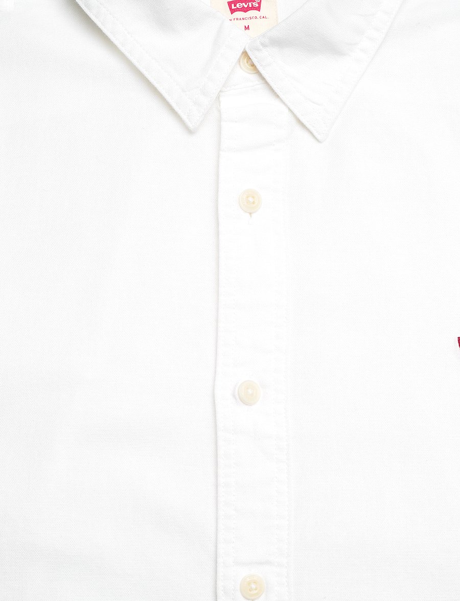 Levi's® - LS BATTERY HM SHIRT SLIM WHITE - casual shirts - neutrals - 5