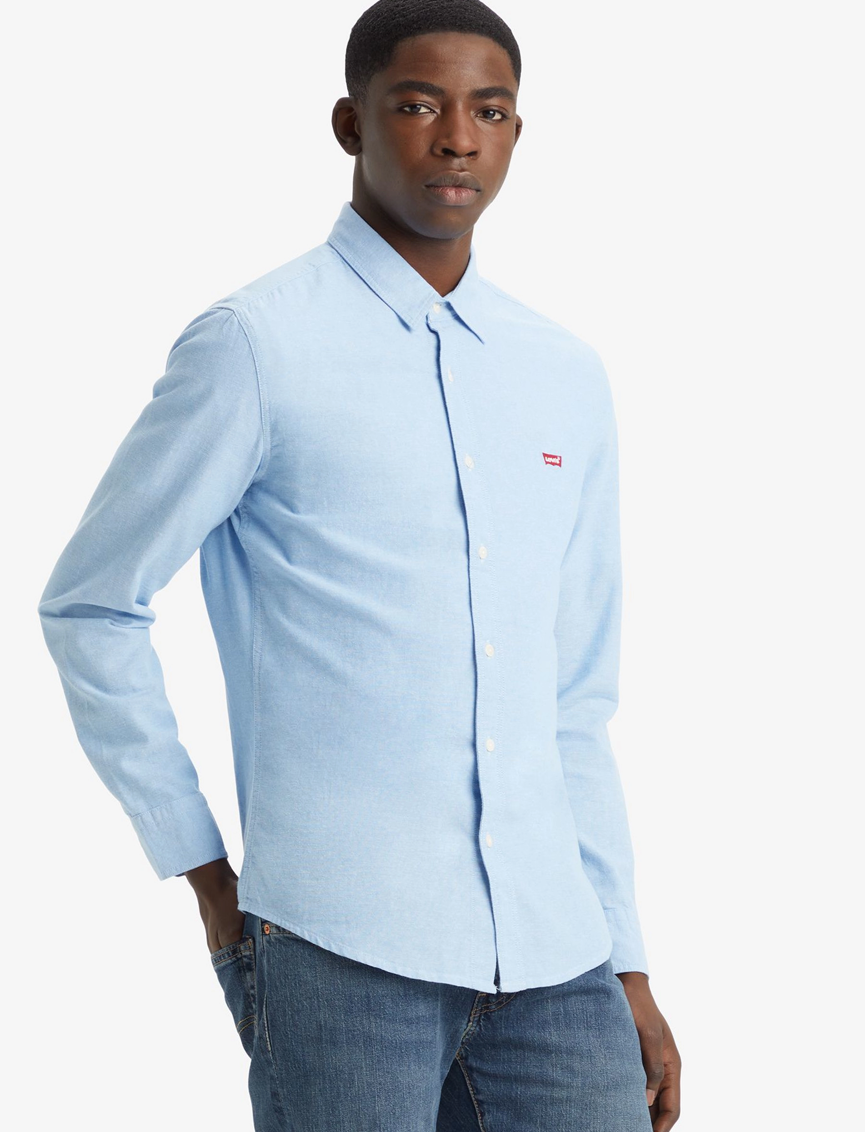 Levi's® - LS BATTERY HM SHIRT SLIM ALLUR - casual shirts - blues - 3