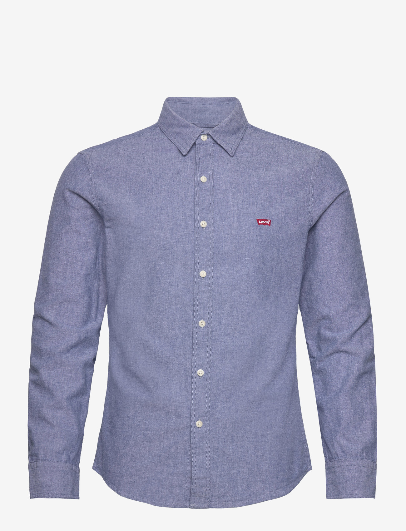 Levi's® - LS BATTERY HM SHIRT SLIM NAVY - rennot kauluspaidat - blues - 1