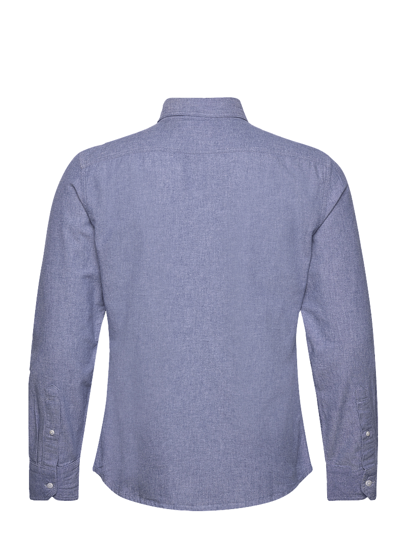 Levi's® - LS BATTERY HM SHIRT SLIM NAVY - rennot kauluspaidat - blues - 2