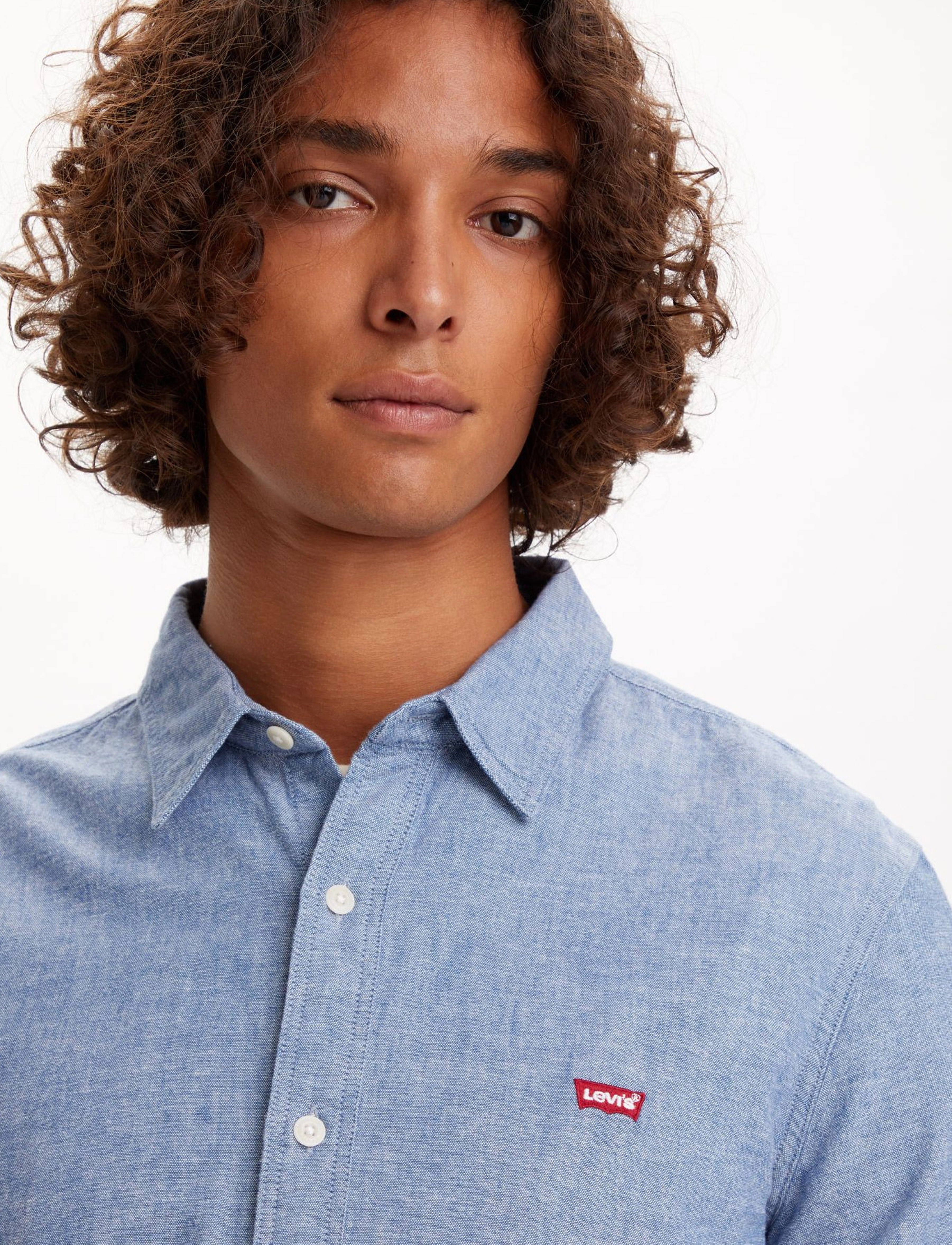 Levi's® - LS BATTERY HM SHIRT SLIM NAVY - blues - 4