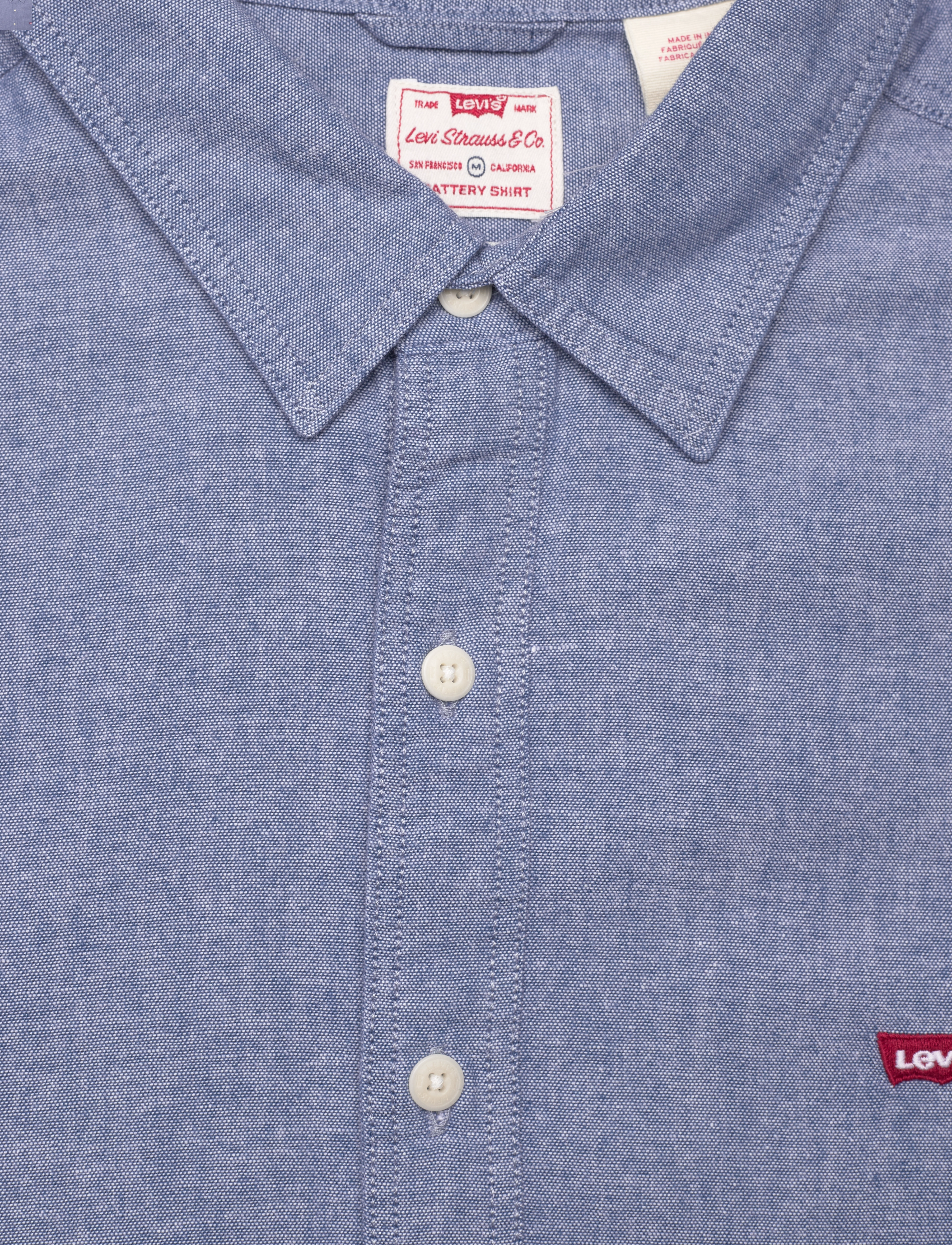 Levi's® - LS BATTERY HM SHIRT SLIM NAVY - blues - 5