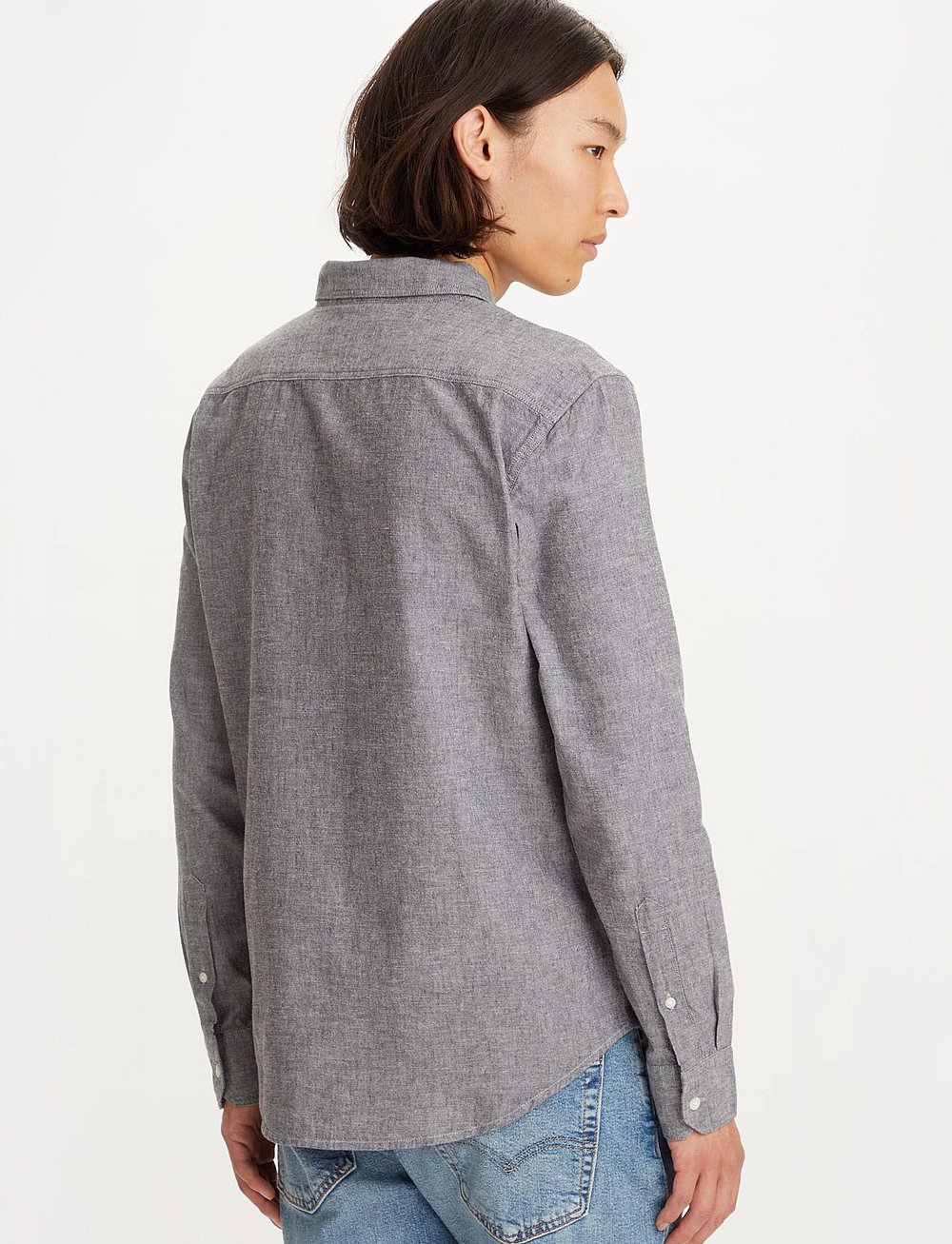 Levi's® - LS BATTERY HM SHIRT SLIM BLACK - blacks - 3