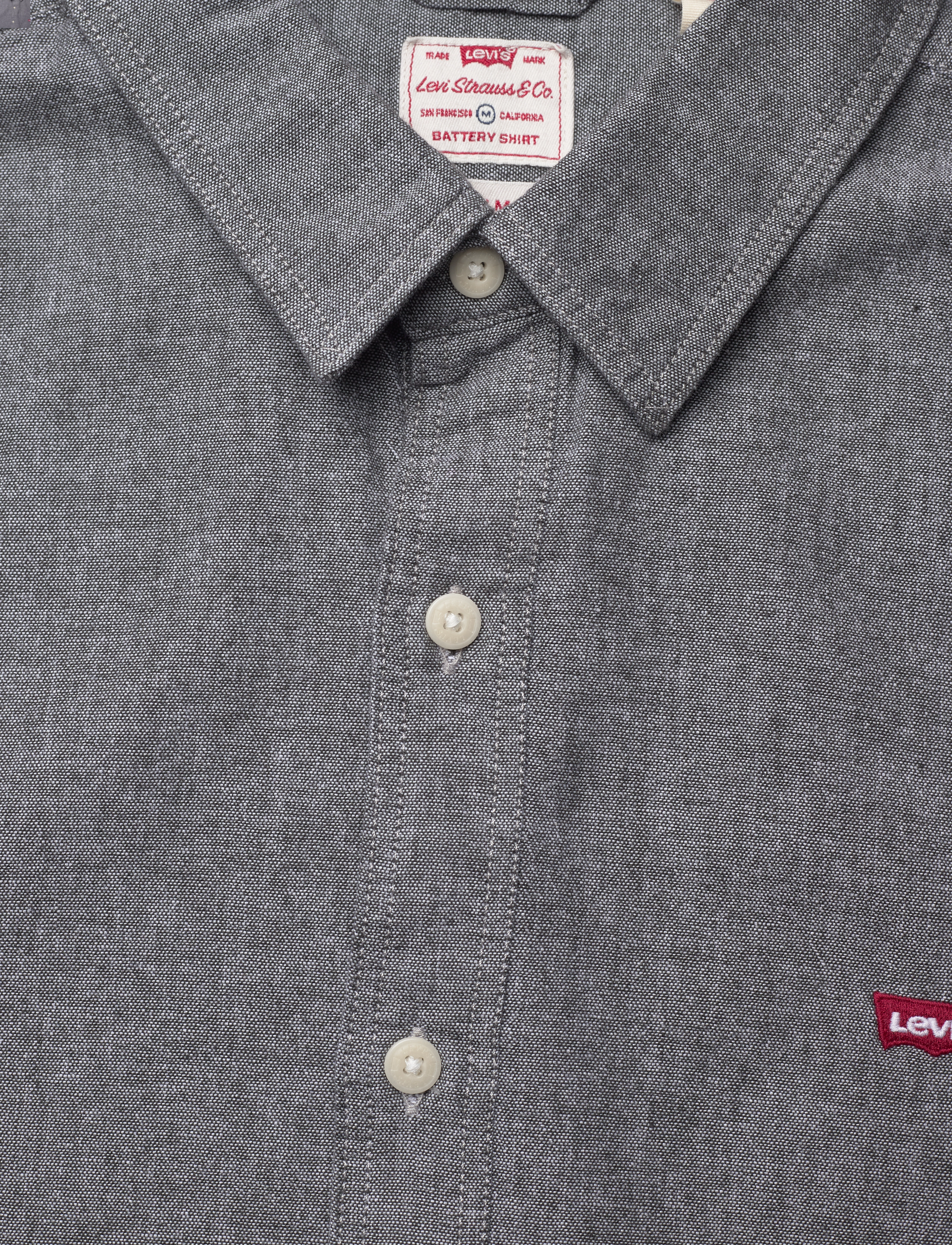 Levi's® - LS BATTERY HM SHIRT SLIM BLACK - blacks - 5