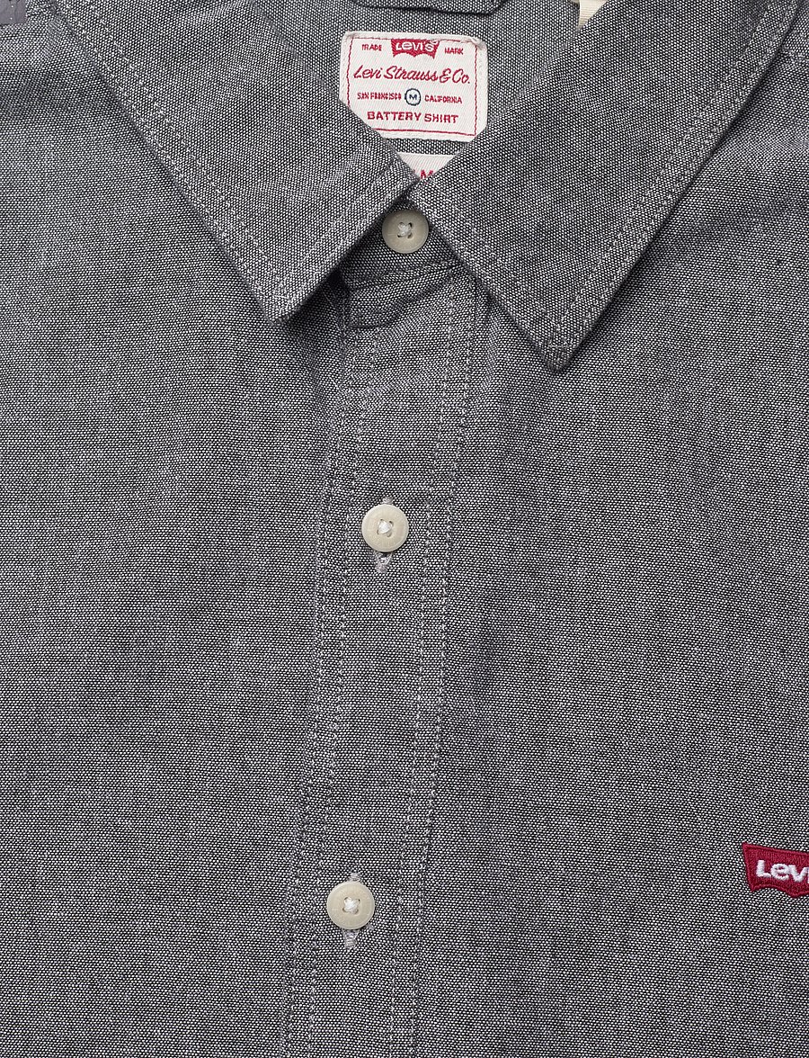 Levi's® - LS BATTERY HM SHIRT SLIM BLACK - blacks - 5