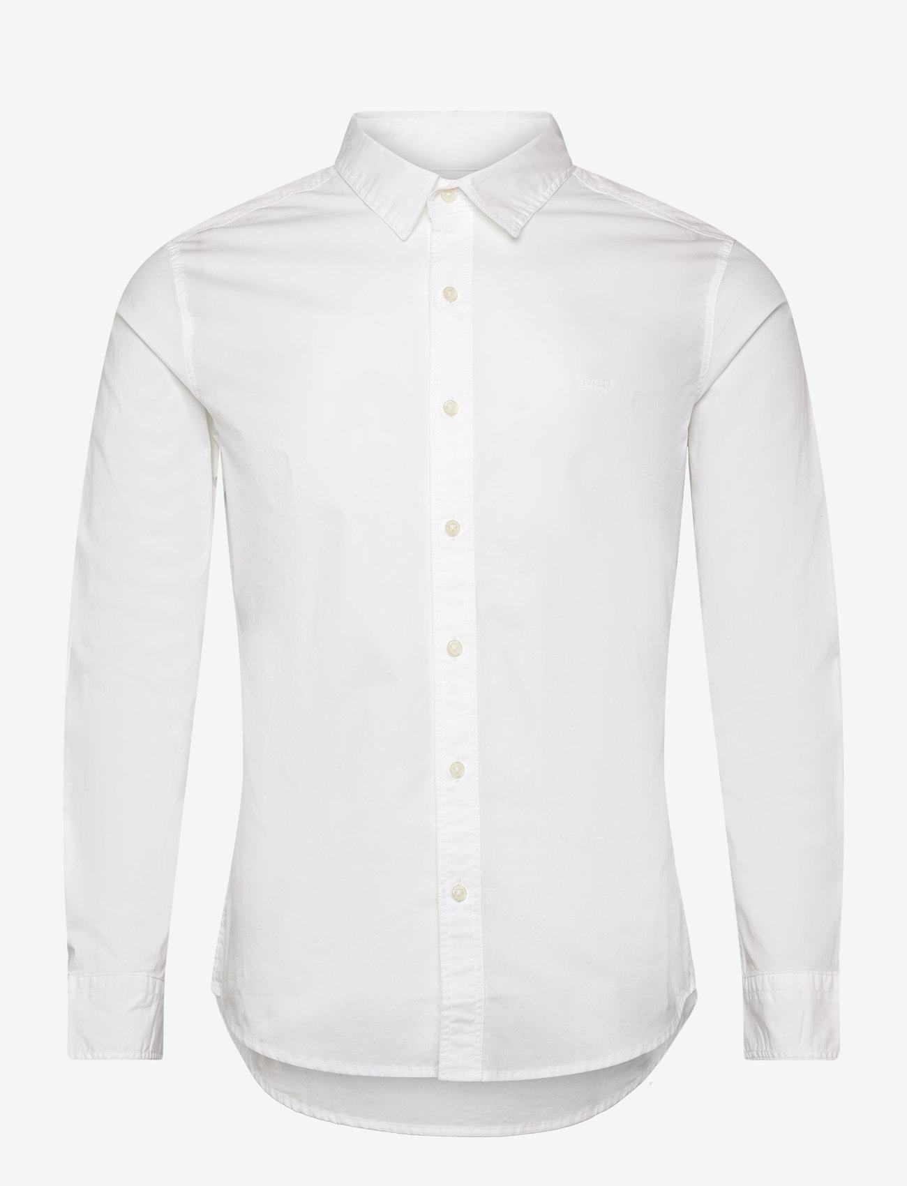 Levi's® - LS BATTERY HM SHIRT SLIM BRIGH - vabaajasärgid - whites - 1