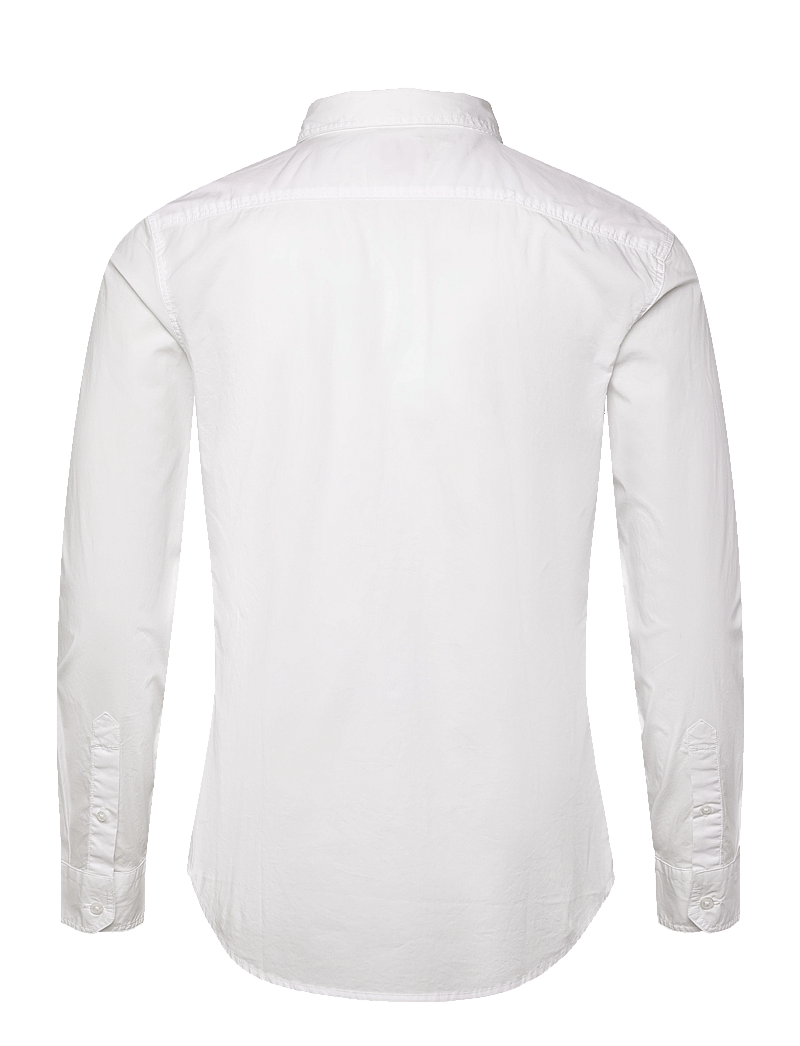 Levi's® - LS BATTERY HM SHIRT SLIM BRIGH - vabaajasärgid - whites - 2