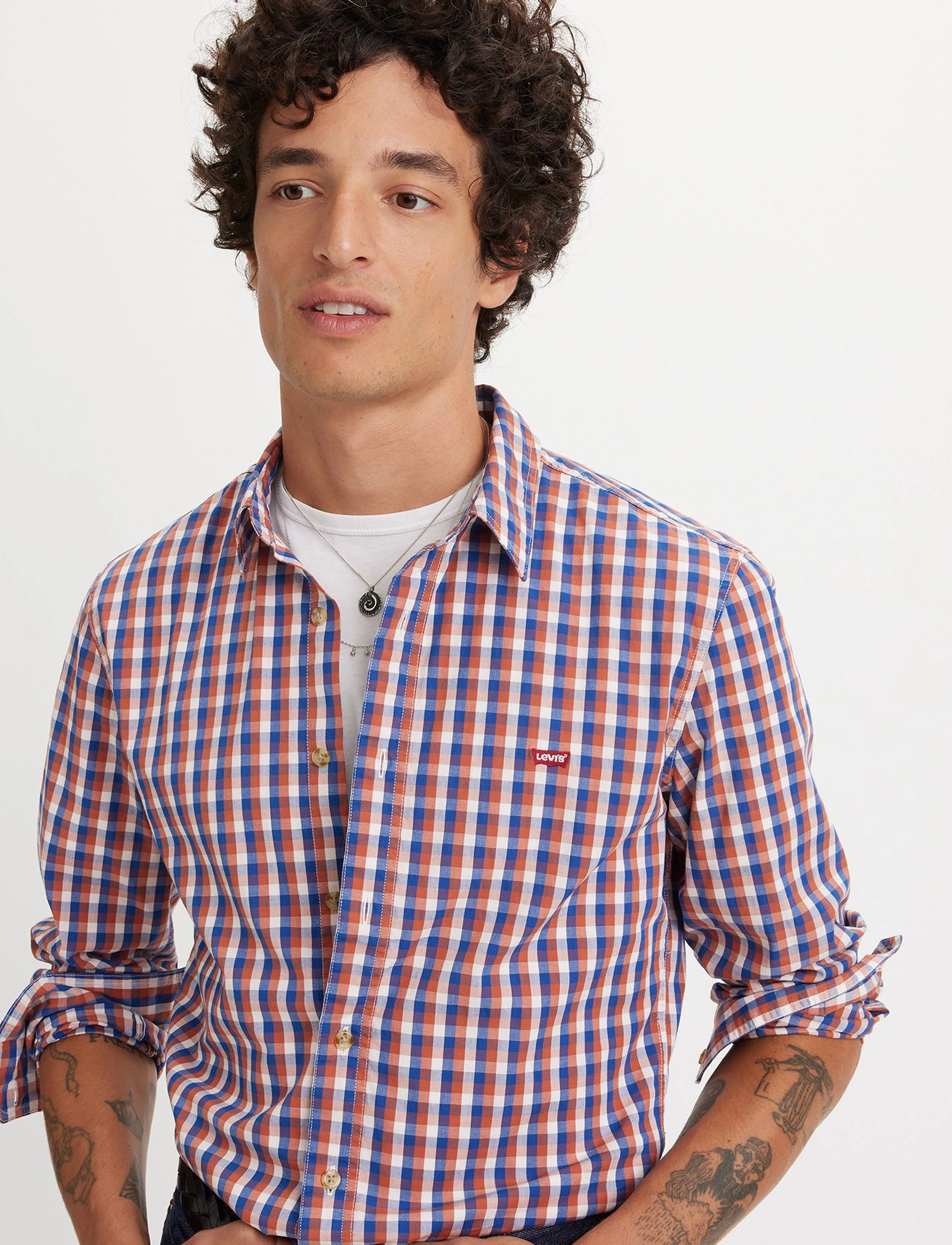 Levi's® - LS BATTERY SHIRT SLIM APOLL - multi-color - 5