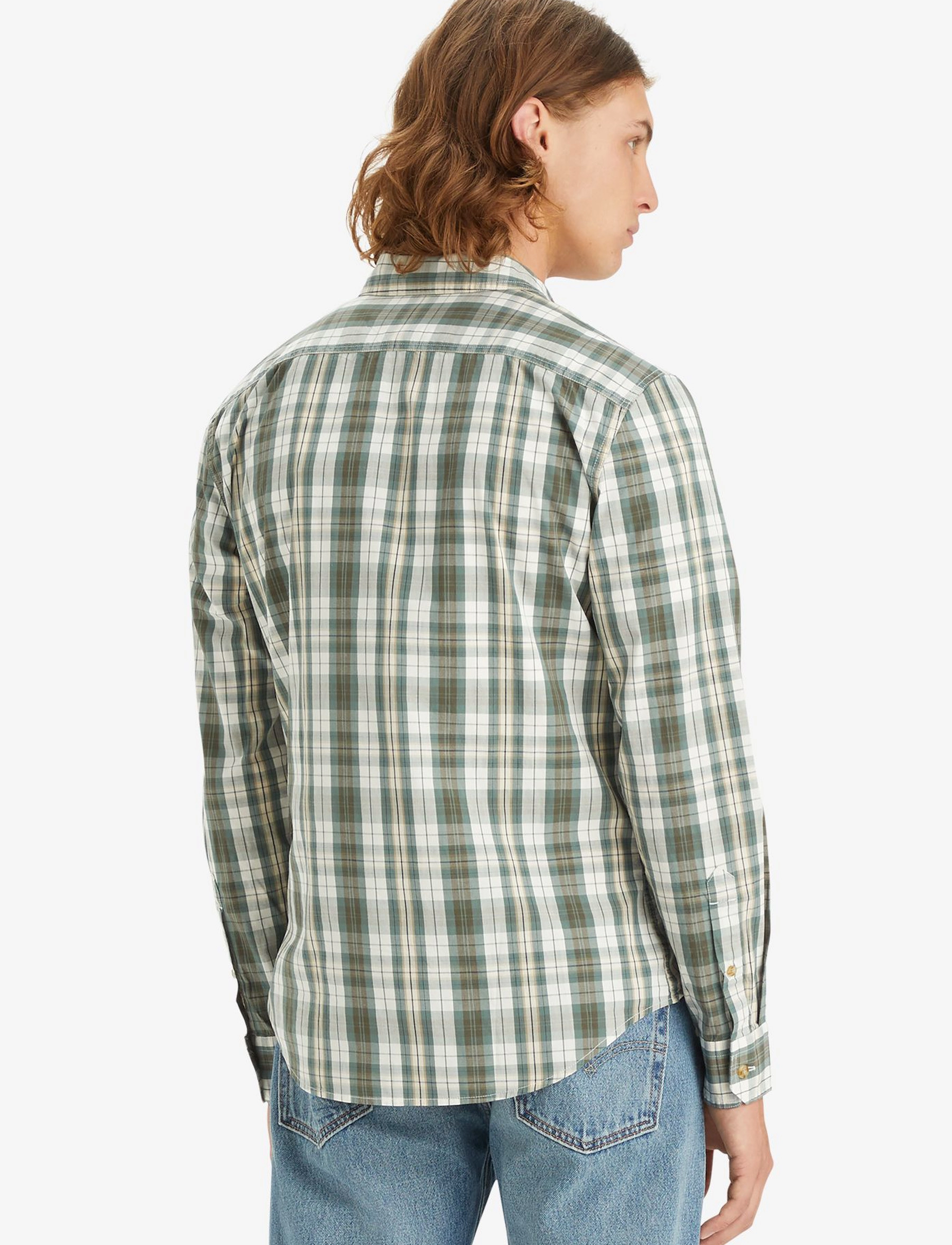 Levi's® - LS BATTERY SHIRT SLIM MICAH - greens - 4