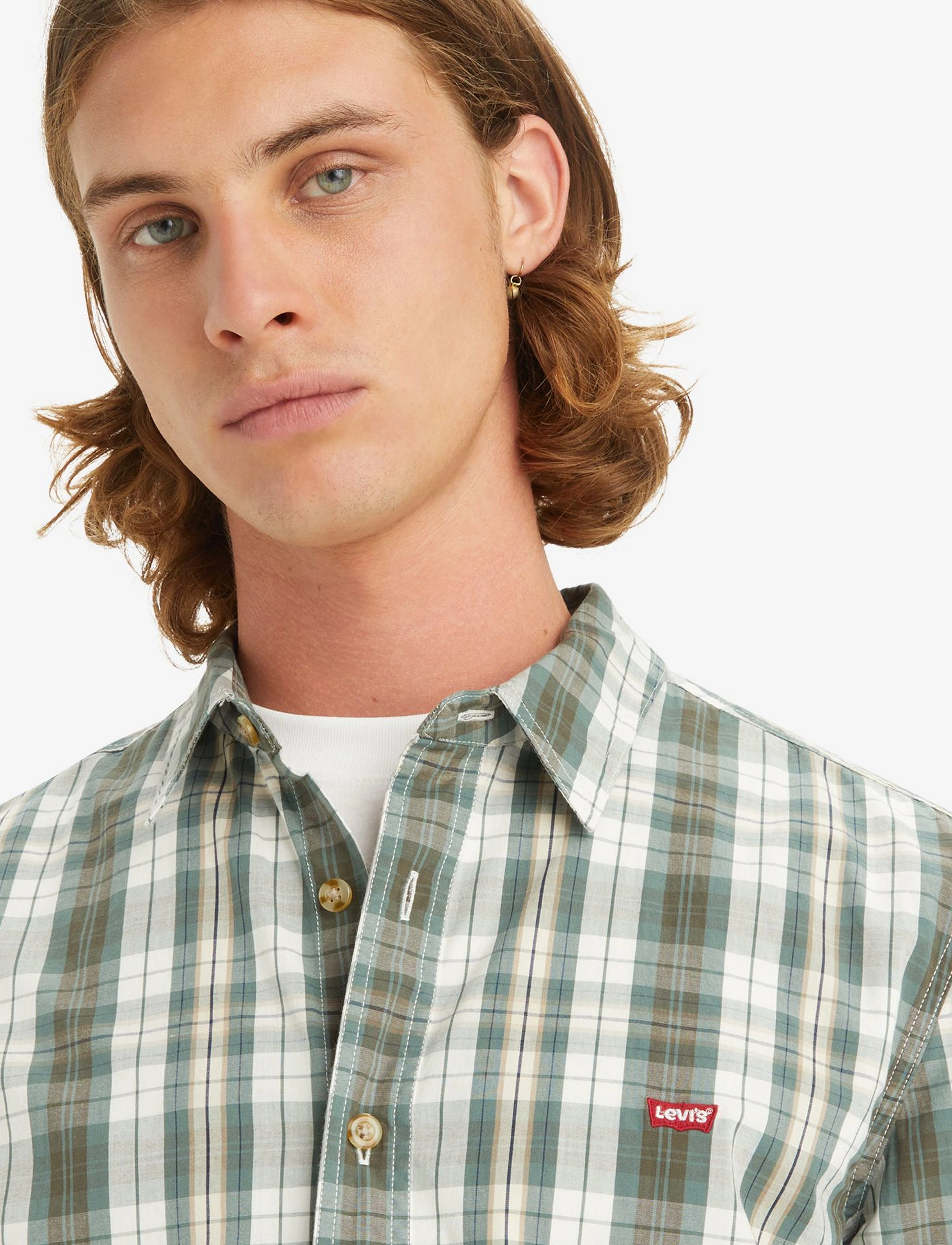 Levi's® - LS BATTERY SHIRT SLIM MICAH - greens - 5