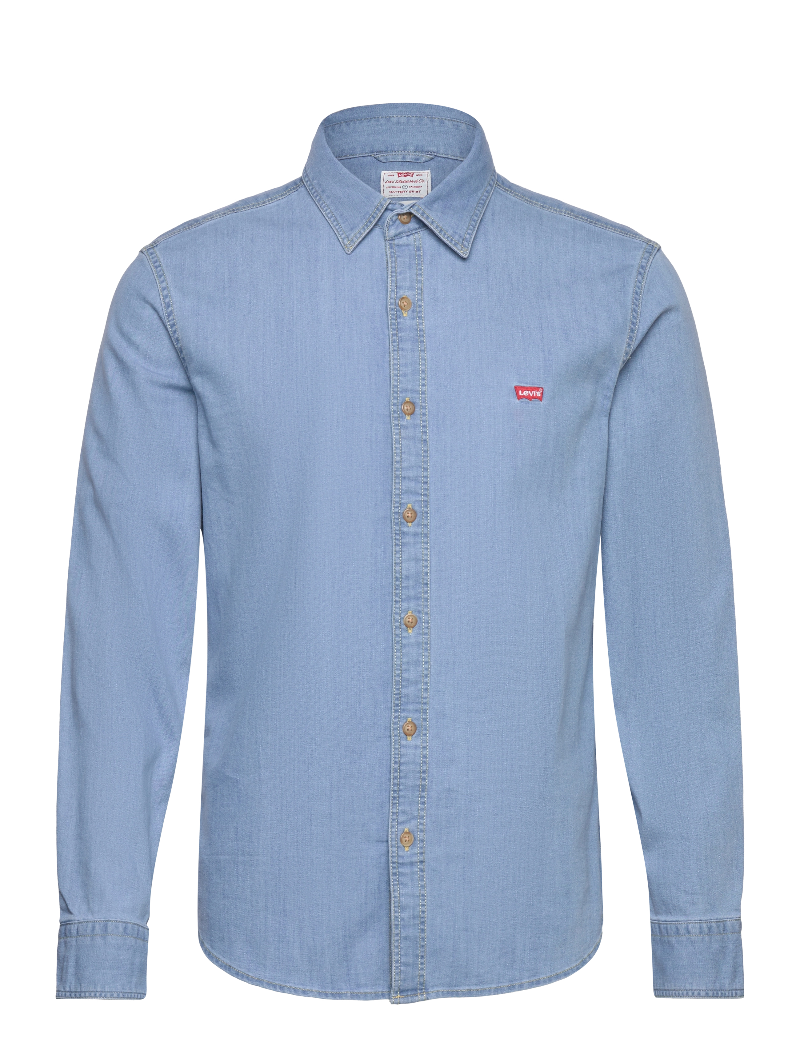 LEVI'S Ls Battery Hm Shirt Slim Osbor Blau - XS - Herren