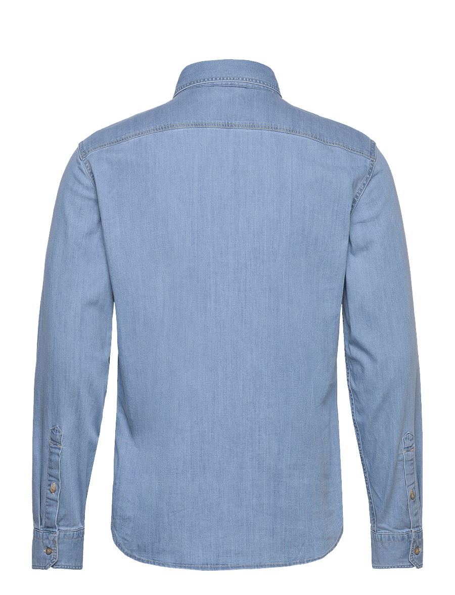 Levi's® - LS BATTERY HM SHIRT SLIM OSBOR - džinsiniai marškiniai - light indigo - flat finis - 2