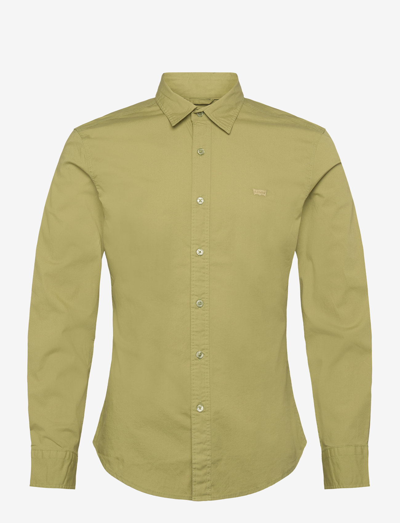 Levi's® - LS BATTERY HM SHIRT SLIM SAGE - casual skjorter - greens - 1