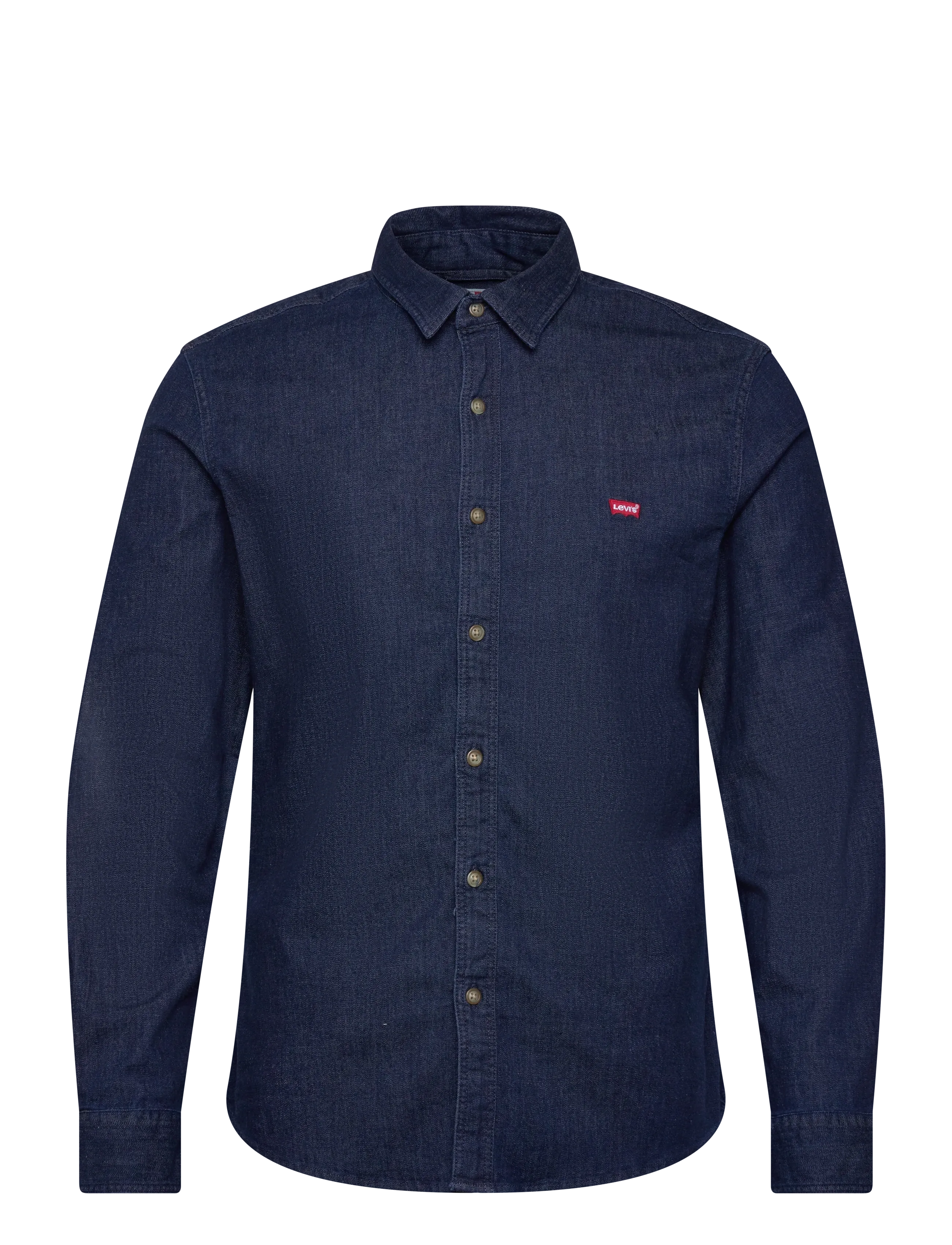 Levi's® LS BATTERY HM SHIRT SLIM MOOKI - Skjortor - DARK INDIGO - WORN IN / navy