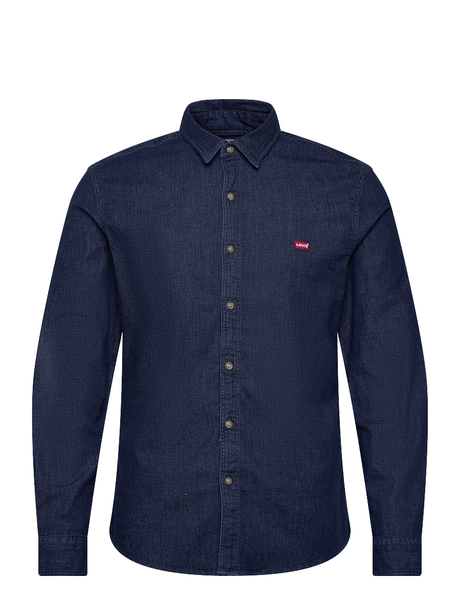 Levi's® - LS BATTERY HM SHIRT SLIM MOOKI - denimskjorter - dark indigo - worn in - 1