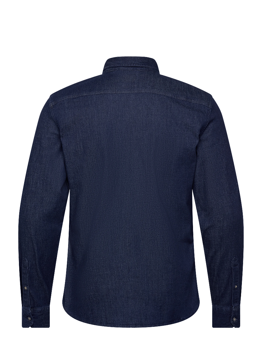 Levi's® - LS BATTERY HM SHIRT SLIM MOOKI - denimskjorter - dark indigo - worn in - 2