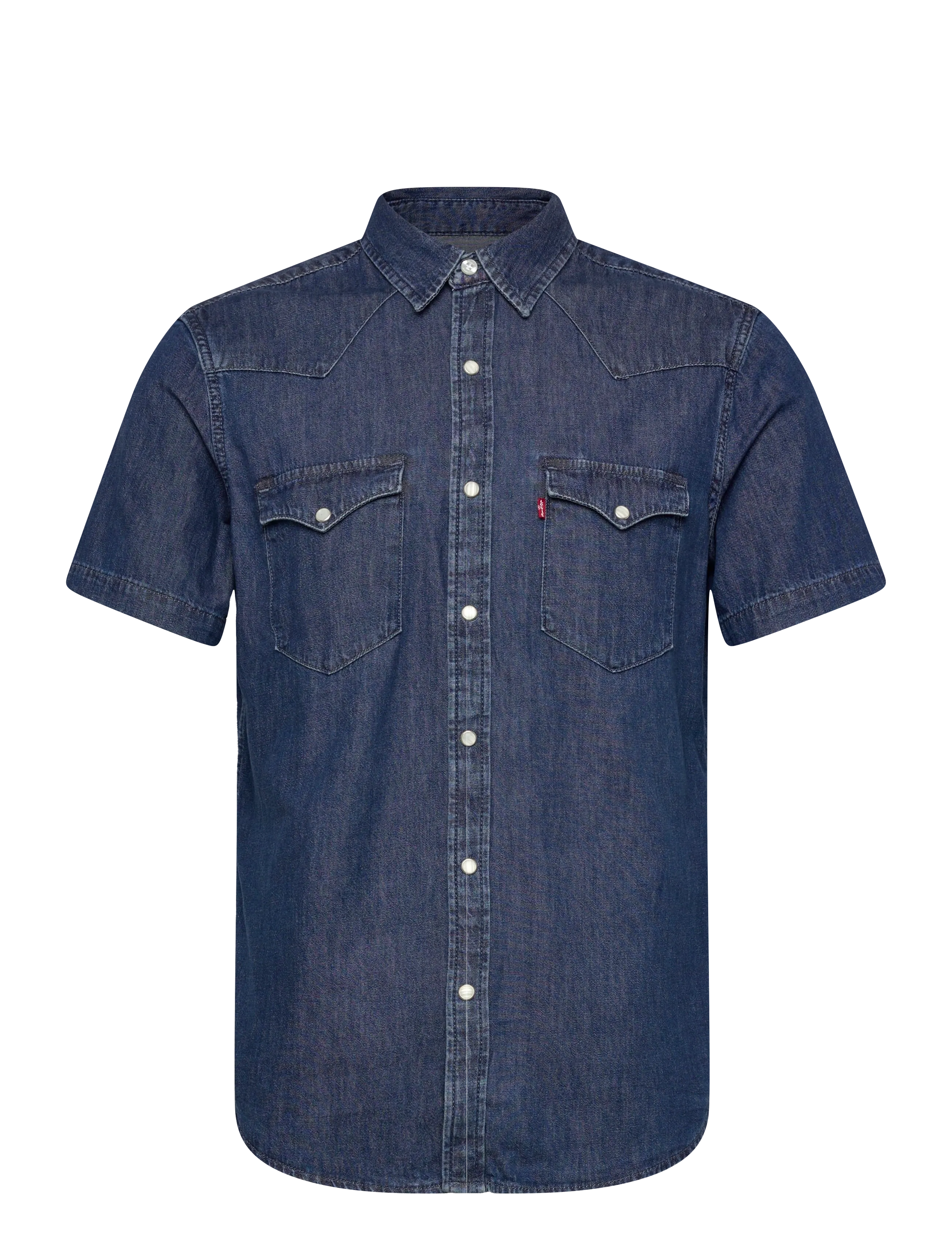 Levi's® SS CLASSIC WESTERN LAUREL DARK - Näytä kaikki - DARK INDIGO - WORN IN / navy
