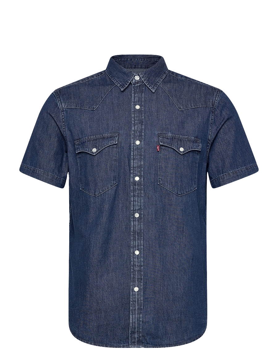 Levi's® - SS CLASSIC WESTERN LAUREL DARK - jeansskjortor - dark indigo - worn in - 1