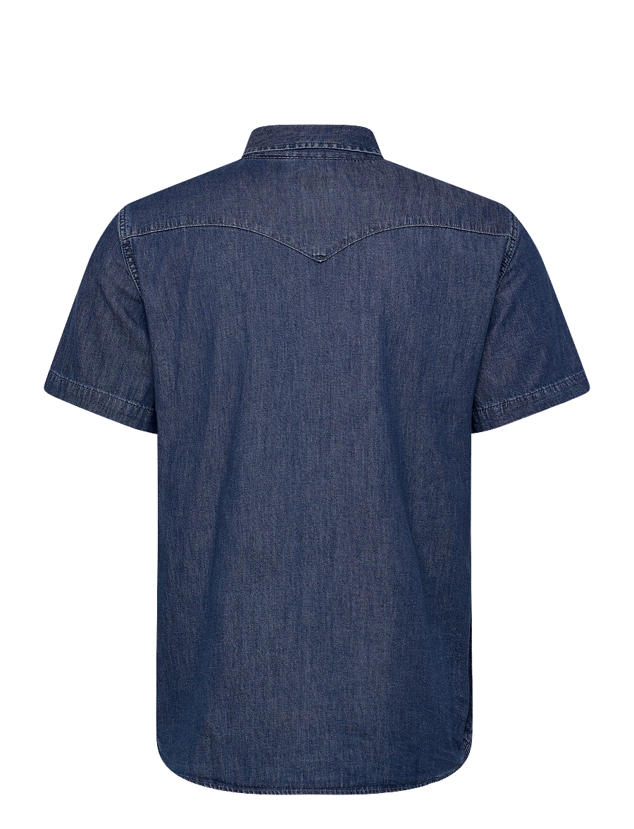 Levi's® - SS CLASSIC WESTERN LAUREL DARK - jeansskjortor - dark indigo - worn in - 2