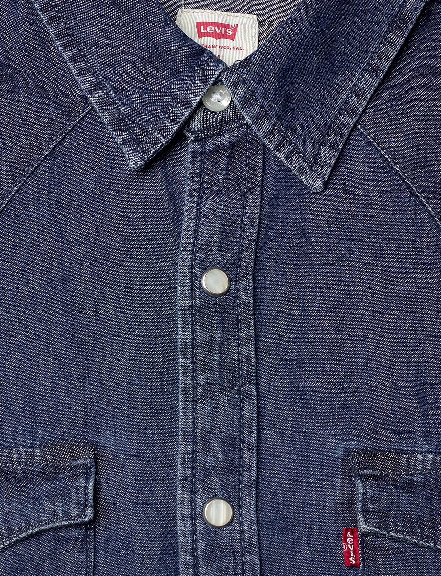 Levi's® - SS CLASSIC WESTERN LAUREL DARK - jeansskjortor - dark indigo - worn in - 5