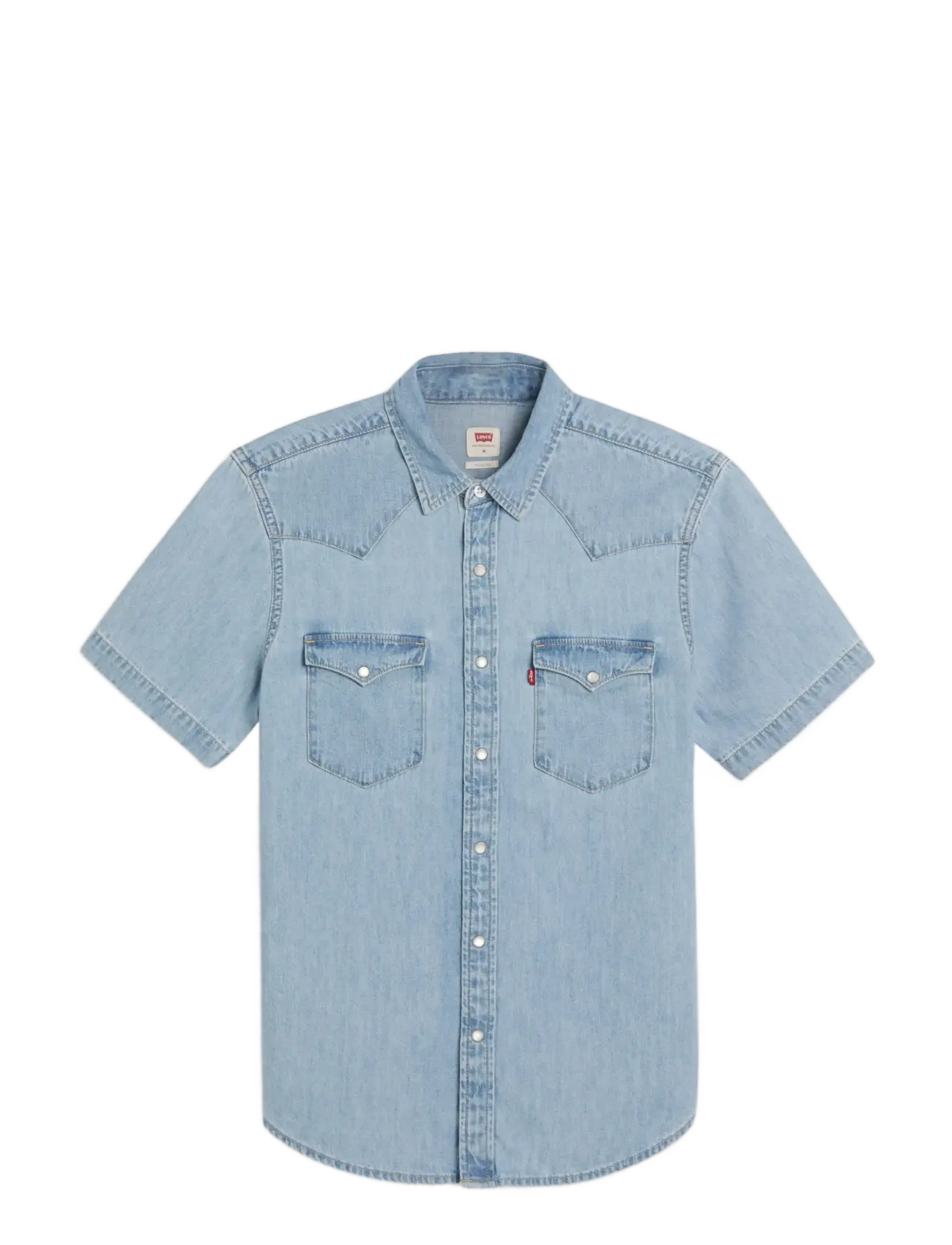 Levi's® SS CLASSIC WESTERN FRANKLIN ST - Krekli - MED INDIGO - FLAT FINISH / blue