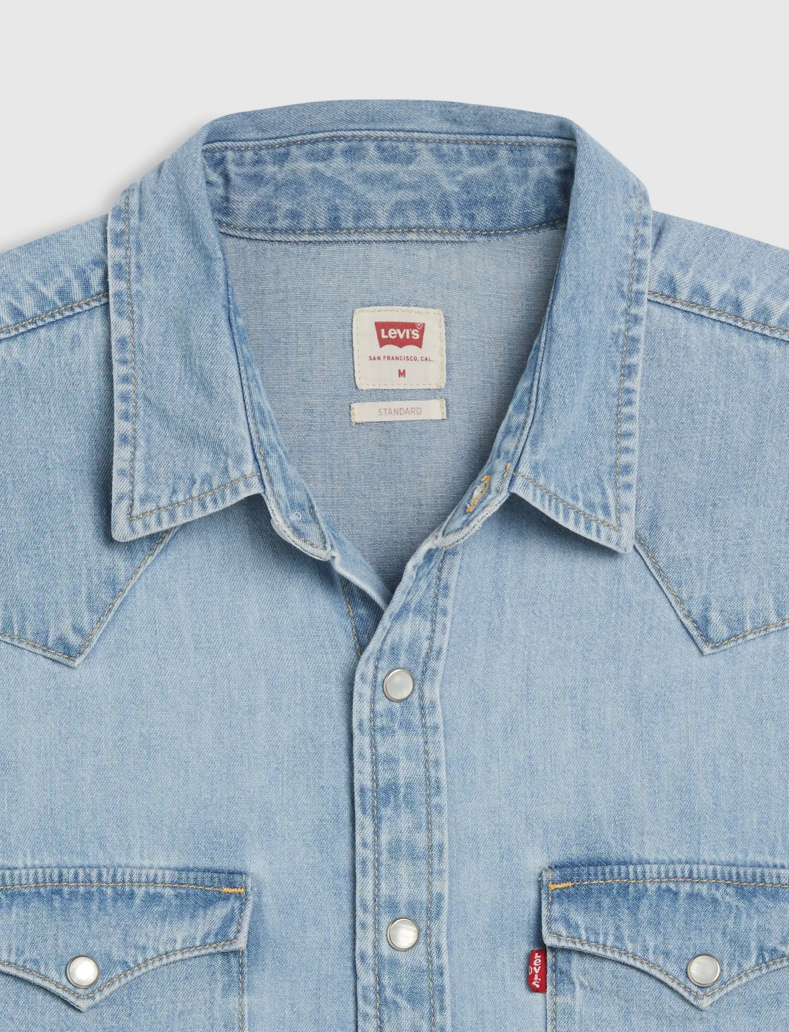 Levi's® - SS CLASSIC WESTERN FRANKLIN ST - denimskjorter - med indigo - flat finish - 2