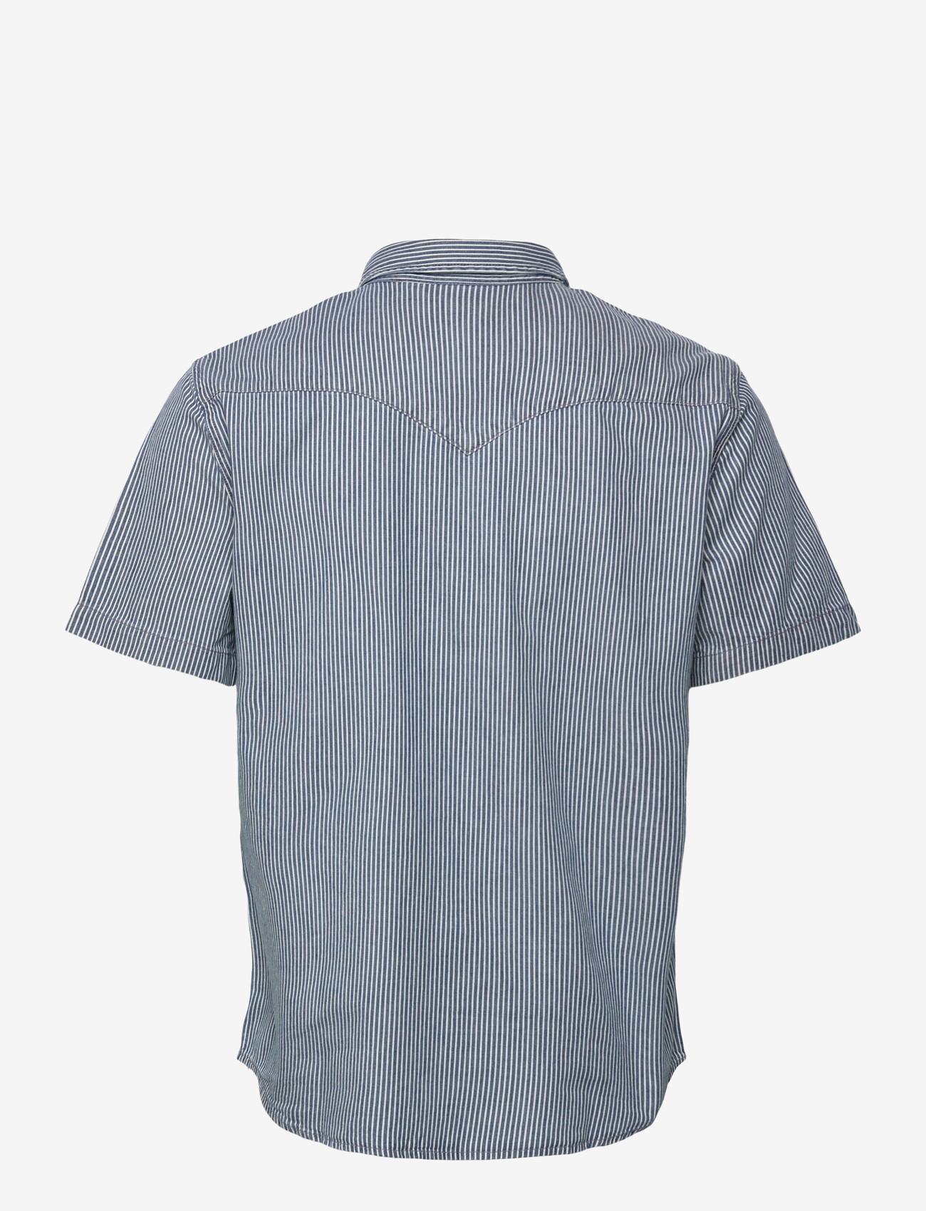 Levi's® - SS CLASSIC WESTERN PICADILLY S - denim shirts - med indigo - worn in - 1