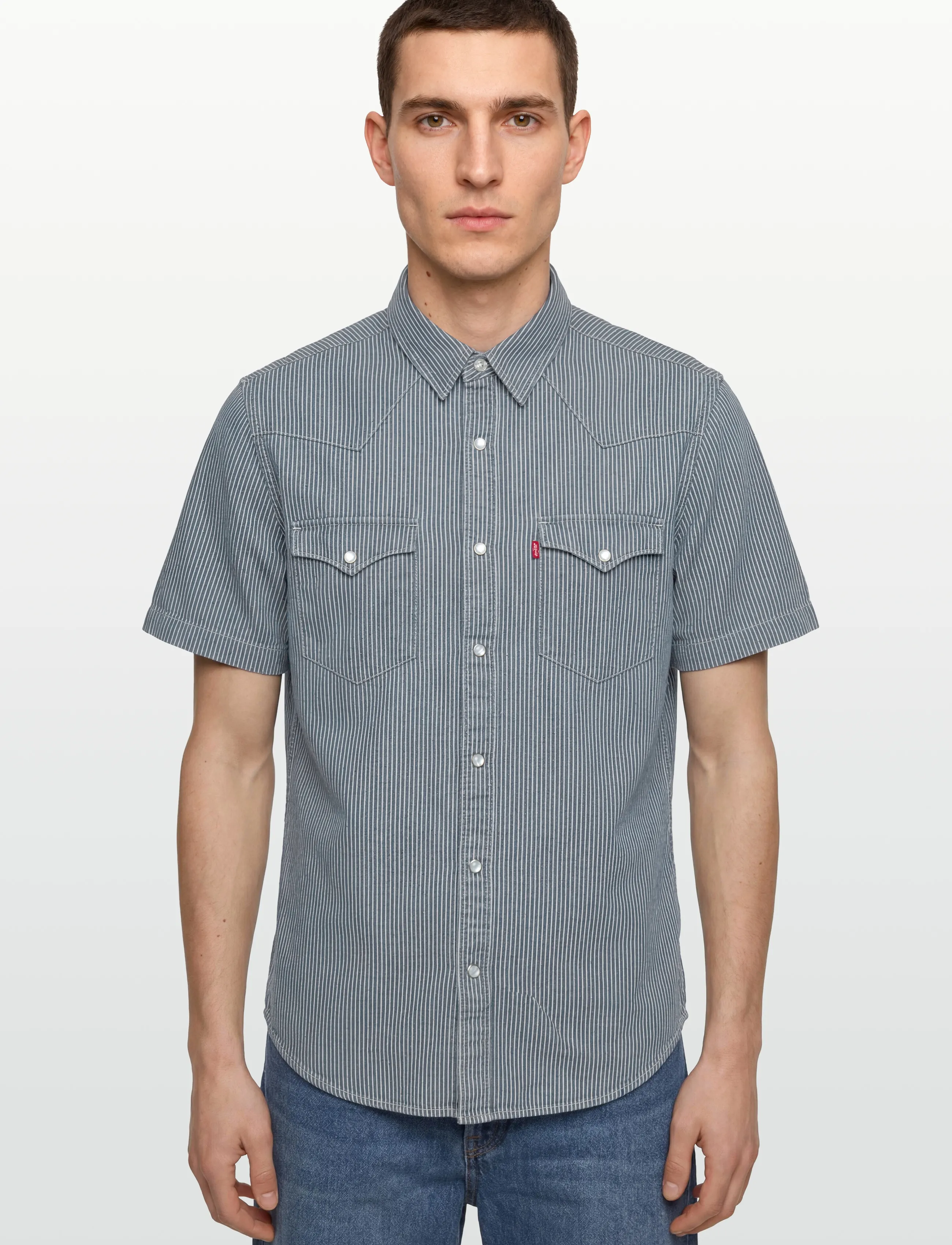 Levi's® - SS CLASSIC WESTERN PICADILLY S - geburtstagsgeschenke - med indigo - worn in - 3