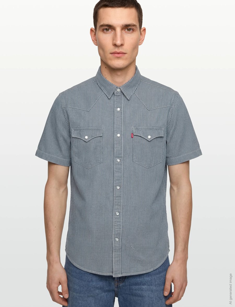 Levi's® - SS CLASSIC WESTERN PICADILLY S - farkkupaidat - med indigo - worn in - 3