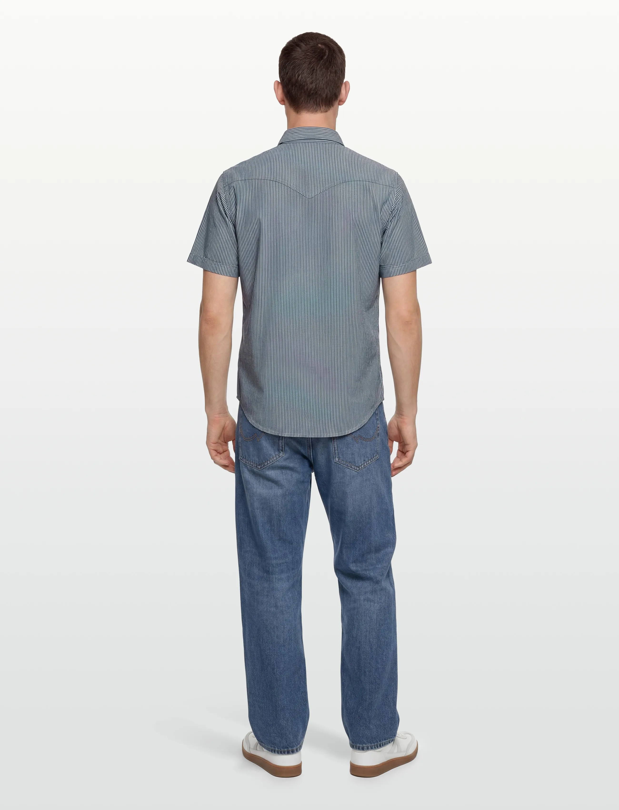 Levi's® - SS CLASSIC WESTERN PICADILLY S - geburtstagsgeschenke - med indigo - worn in - 4