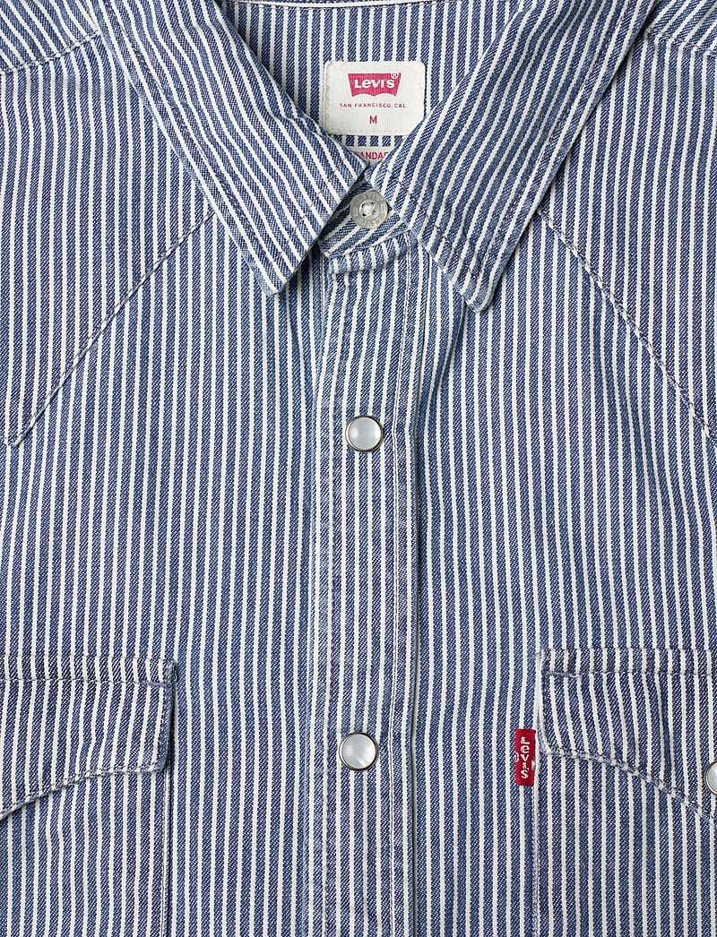 Levi's® - SS CLASSIC WESTERN PICADILLY S - jeanshemden - med indigo - worn in - 2