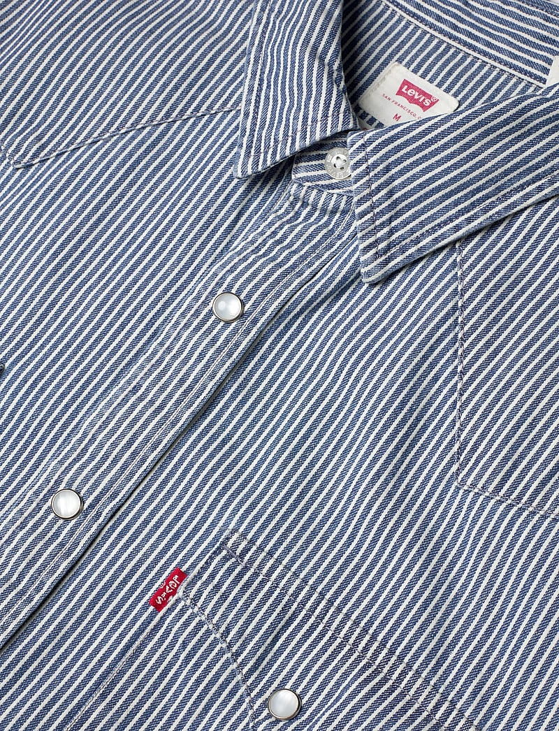 Levi's® - SS CLASSIC WESTERN PICADILLY S - jeanshemden - med indigo - worn in - 3