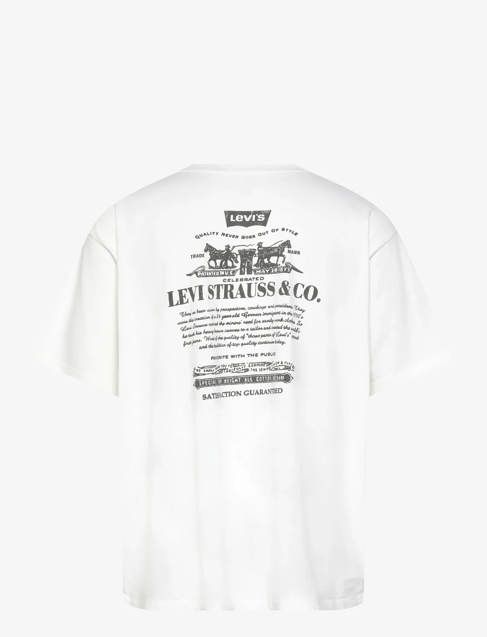 Levi's® - VINTAGE FIT GRAPHIC TEE BADGE - kortärmade t-shirts - whites - 2