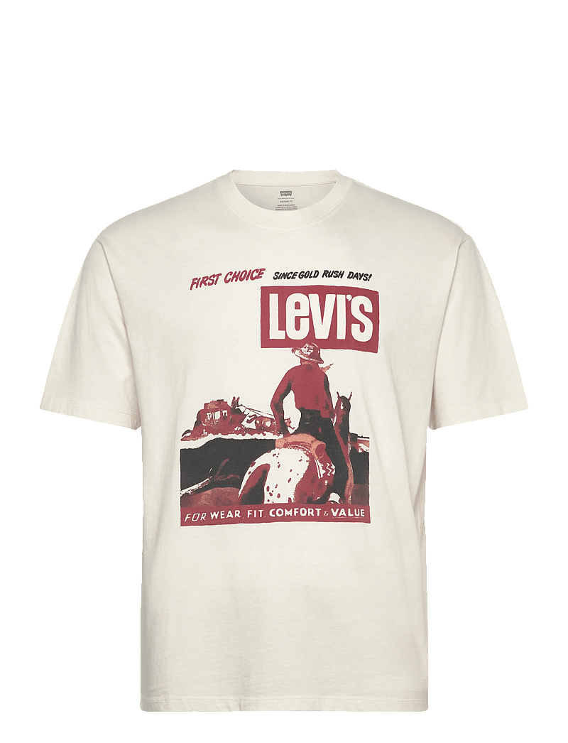 Levi's® - VINTAGE FIT GRAPHIC TEE FIRST - kurzärmelig - neutrals - 1