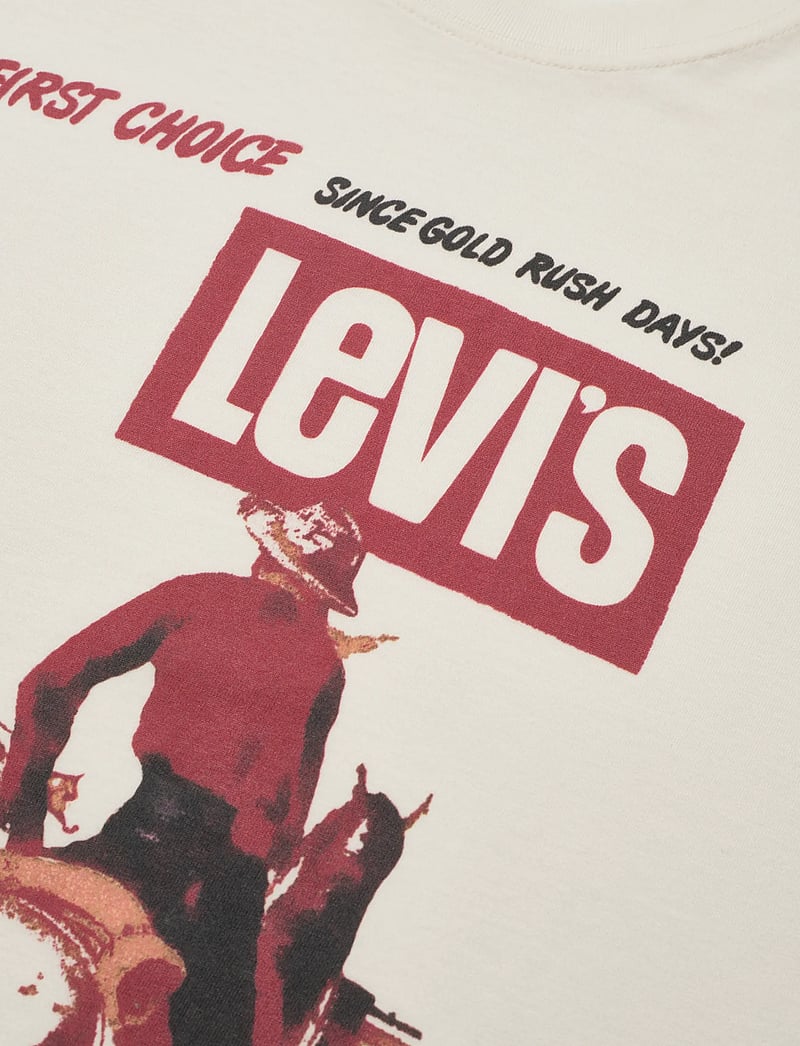 Levi's® - VINTAGE FIT GRAPHIC TEE FIRST - kurzärmelig - neutrals - 3