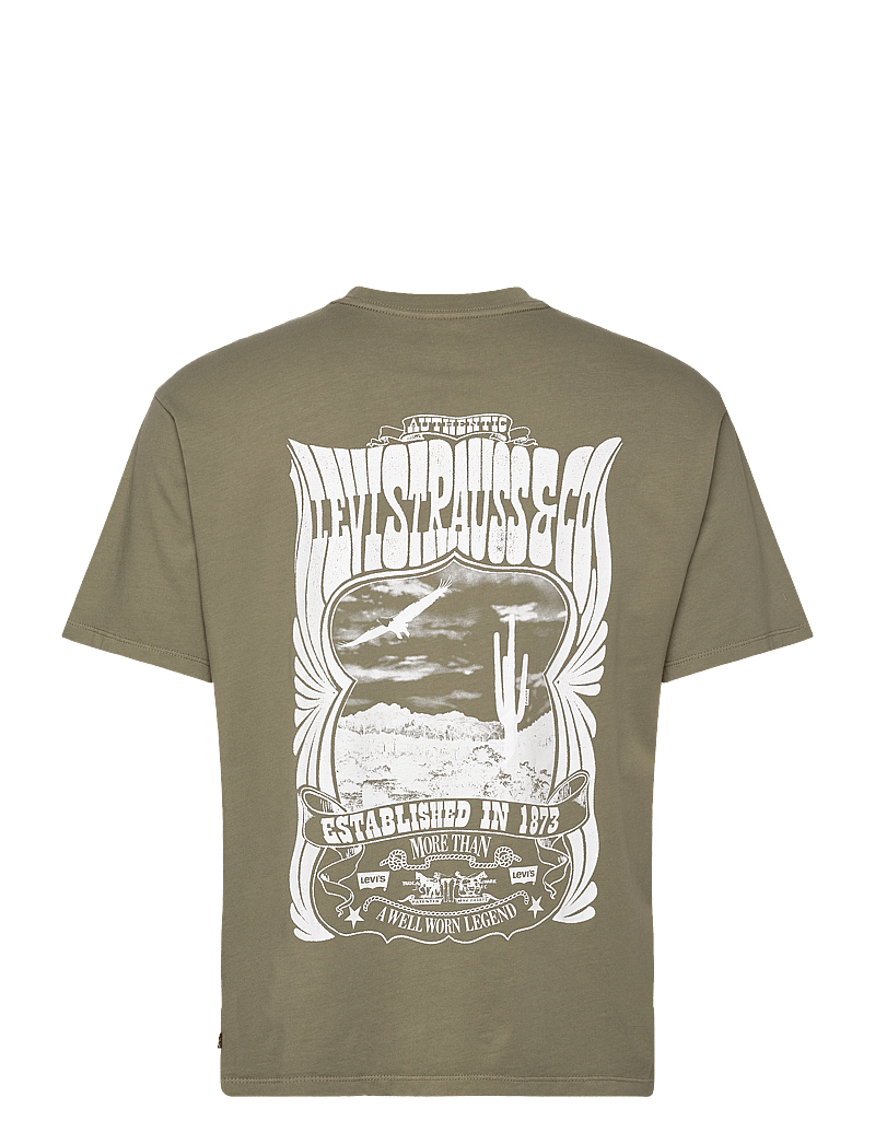 Levi's® - VINTAGE FIT GRAPHIC TEE CONCER - kurzärmelig - greens - 2