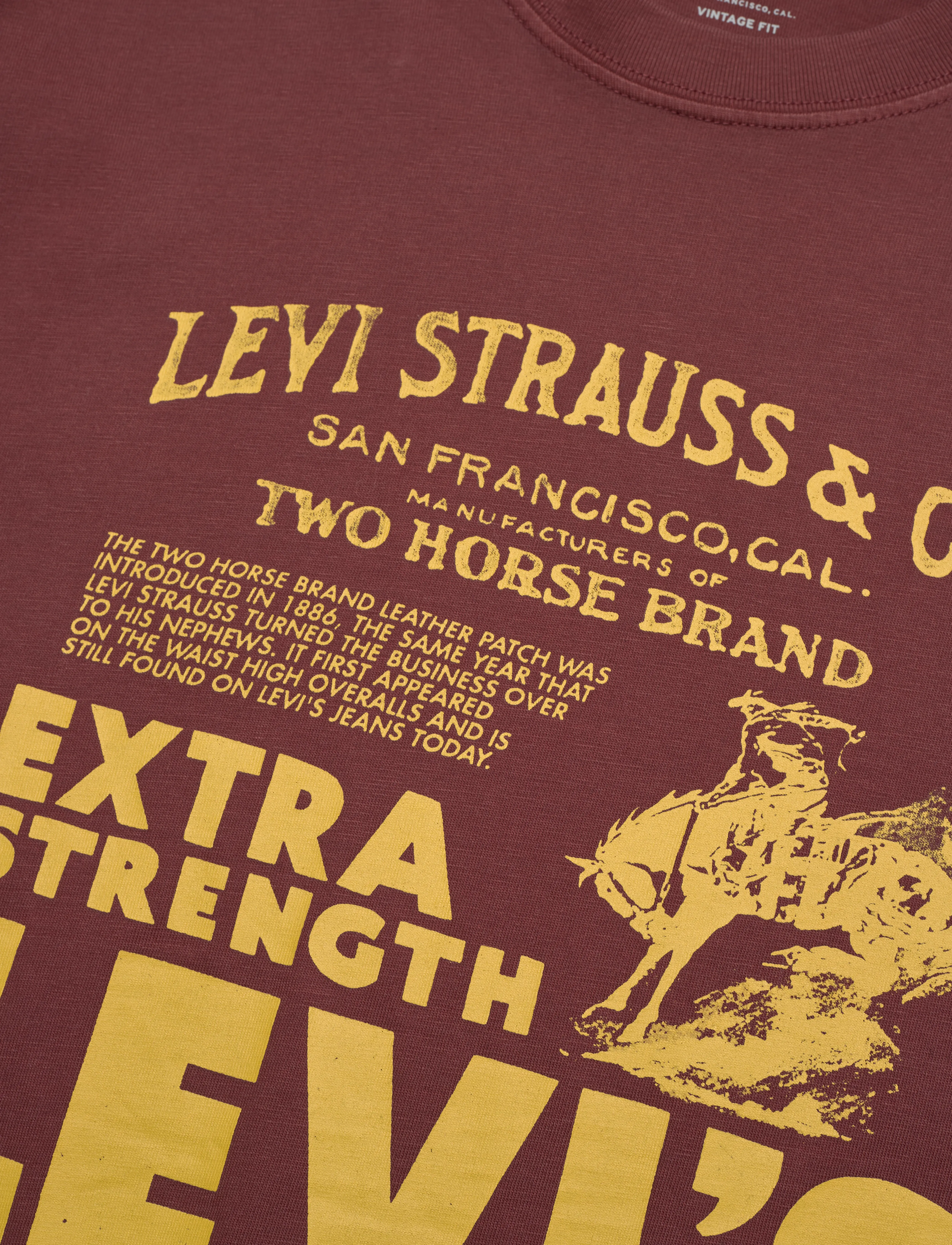 Levi's® - VINTAGE FIT GRAPHIC TEE ARCHIV - browns - 3
