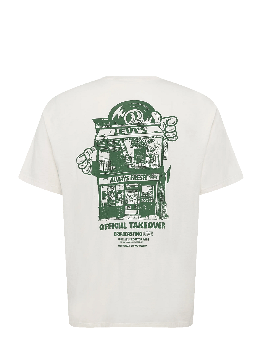 Levi's® - VINTAGE FIT GRAPHIC TEE LEVIS - kortærmede t-shirts - tans - 2