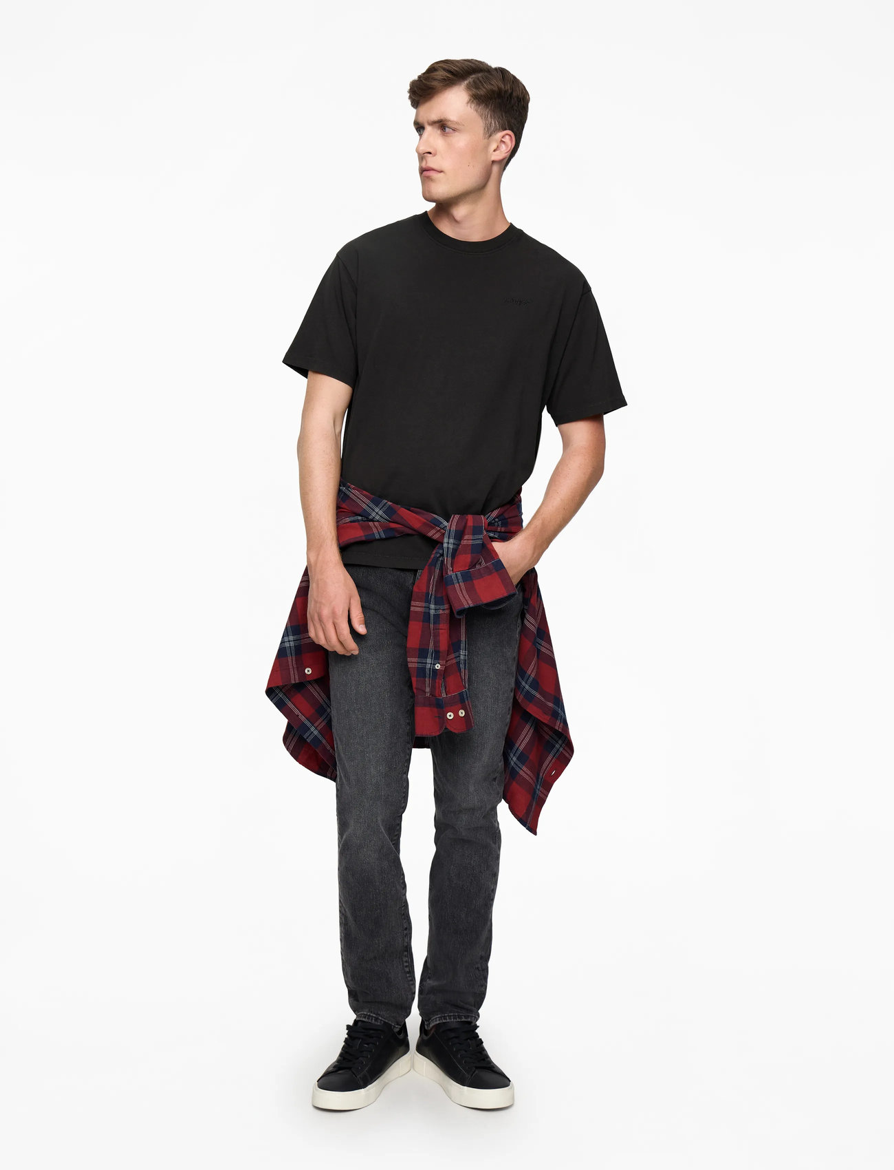 Levi's® - RED TAB VINTAGE TEE MINERAL BL - short-sleeved t-shirts - blacks - 2