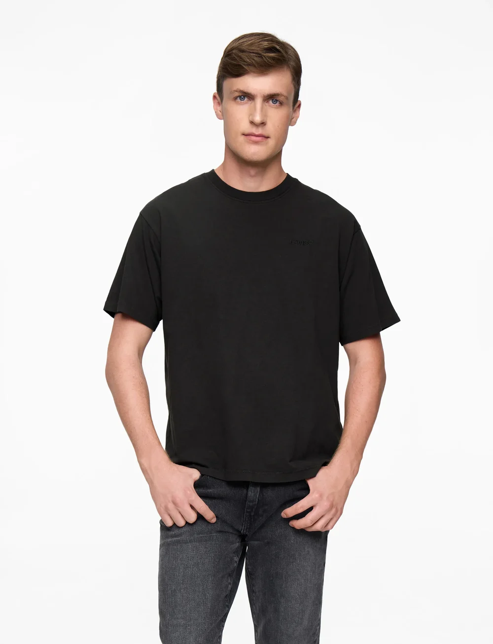 Levi's® - RED TAB VINTAGE TEE MINERAL BL - kortermede t-skjorter - blacks - 0