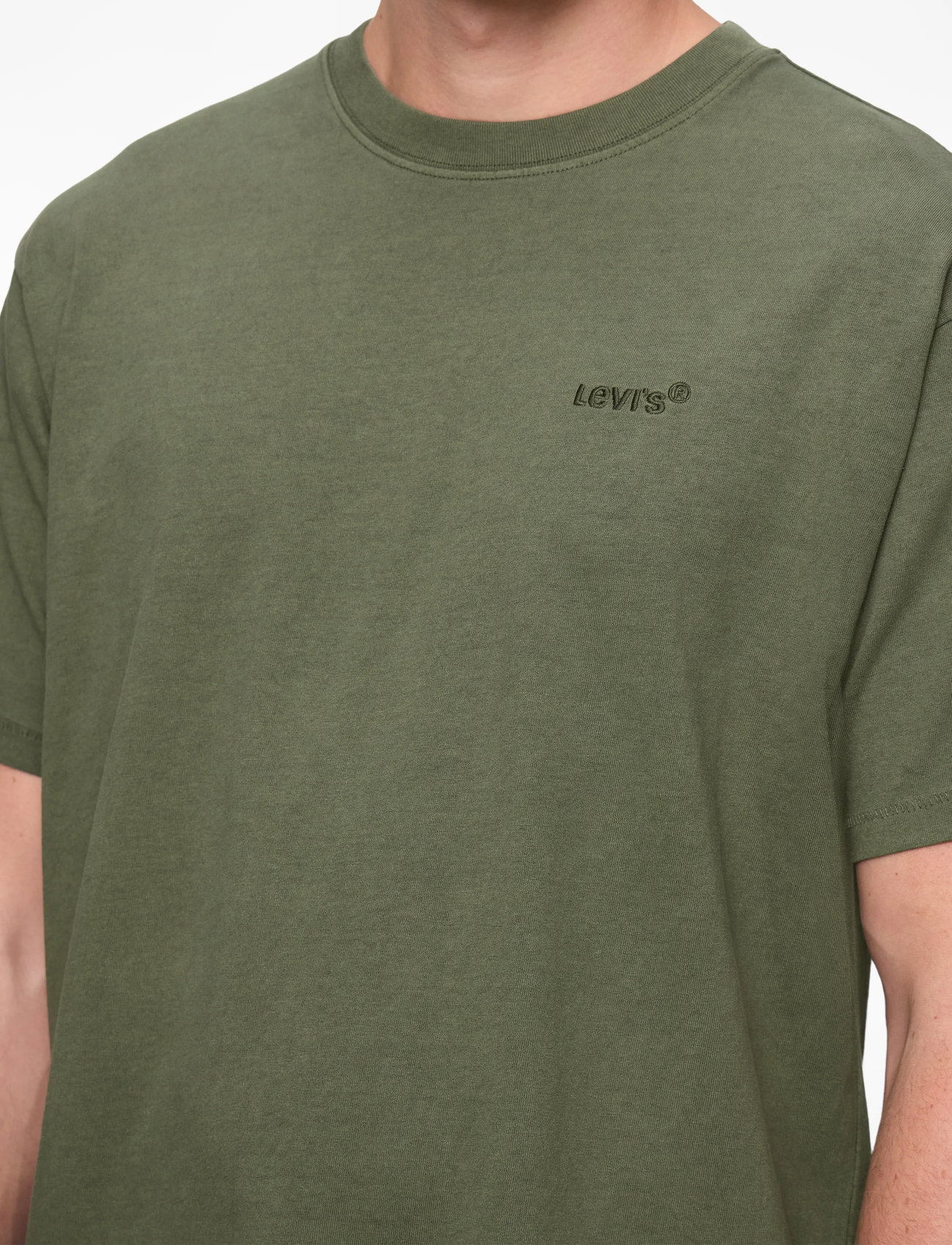 Levi's® - RED TAB VINTAGE TEE THYME GARM - short-sleeved t-shirts - greens - 5