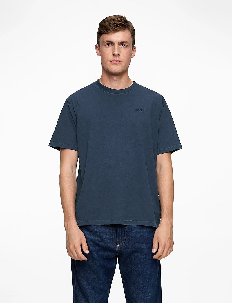 Levi's® - RED TAB VINTAGE TEE NAVAL ACAD - kurzärmelig - blues - 0