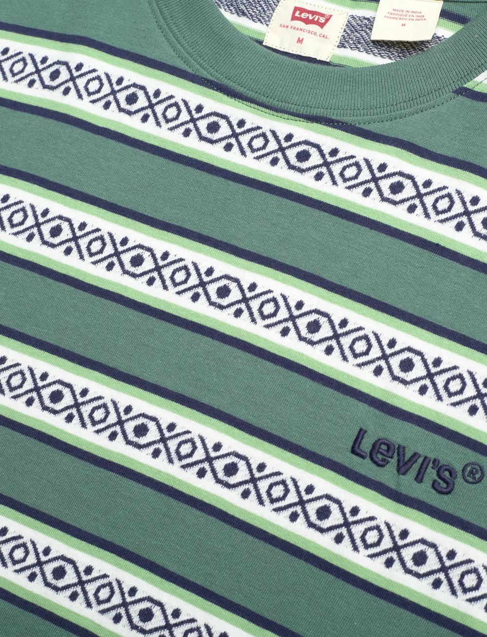 Levi's® - RED TAB VINTAGE TEE OTIS GEO S - kurzärmelig - greens - 4